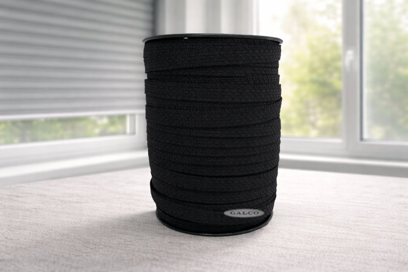 Újdonság: Fekete vékony redőnygurtni – új szín, modern megoldás redőnyökhöz