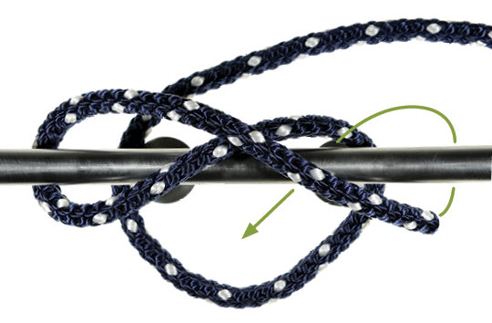12 alapvető csomó, amit mindenkinek ismernie kell – Lekötés kikötőbikára