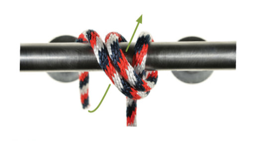 12 alapvető csomó, amit mindenkinek ismernie kell – Rolling hitch, gördülő vonóhorog