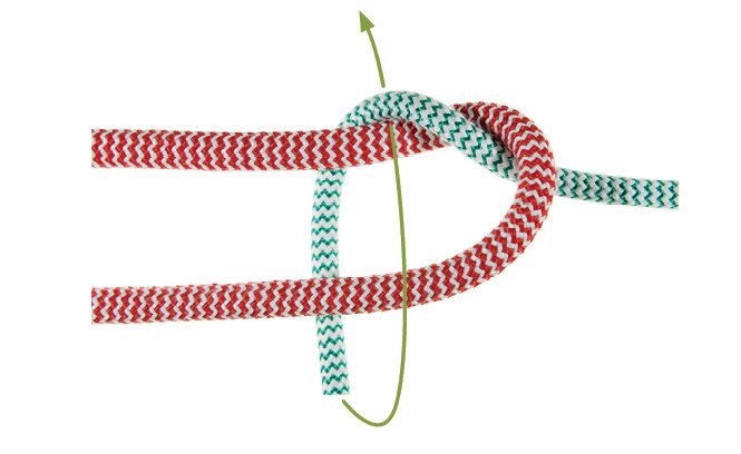 12 alapvető csomó, amit mindenkinek ismernie kell – Zászlócsomó